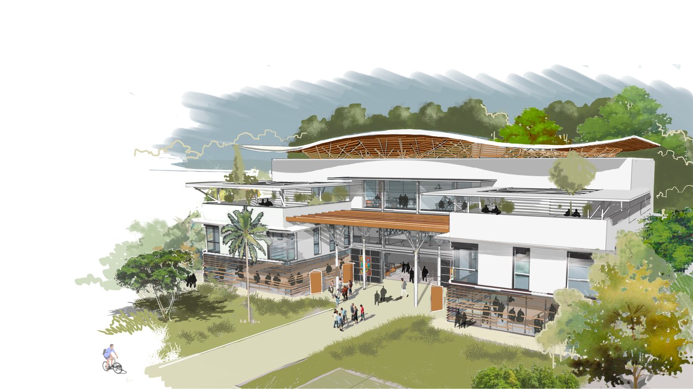 Illustration d'architecture à main levée — OXXO Studio