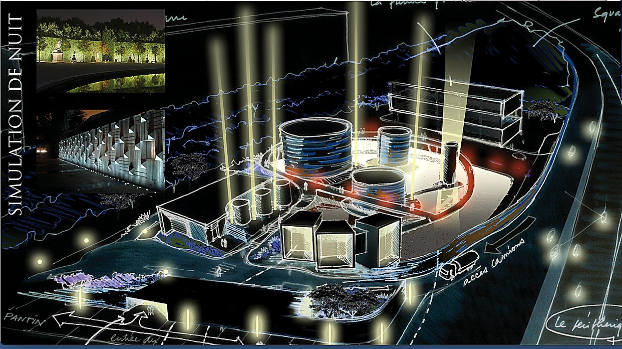 Illustration d'architecture à main levée — OXXO Studio