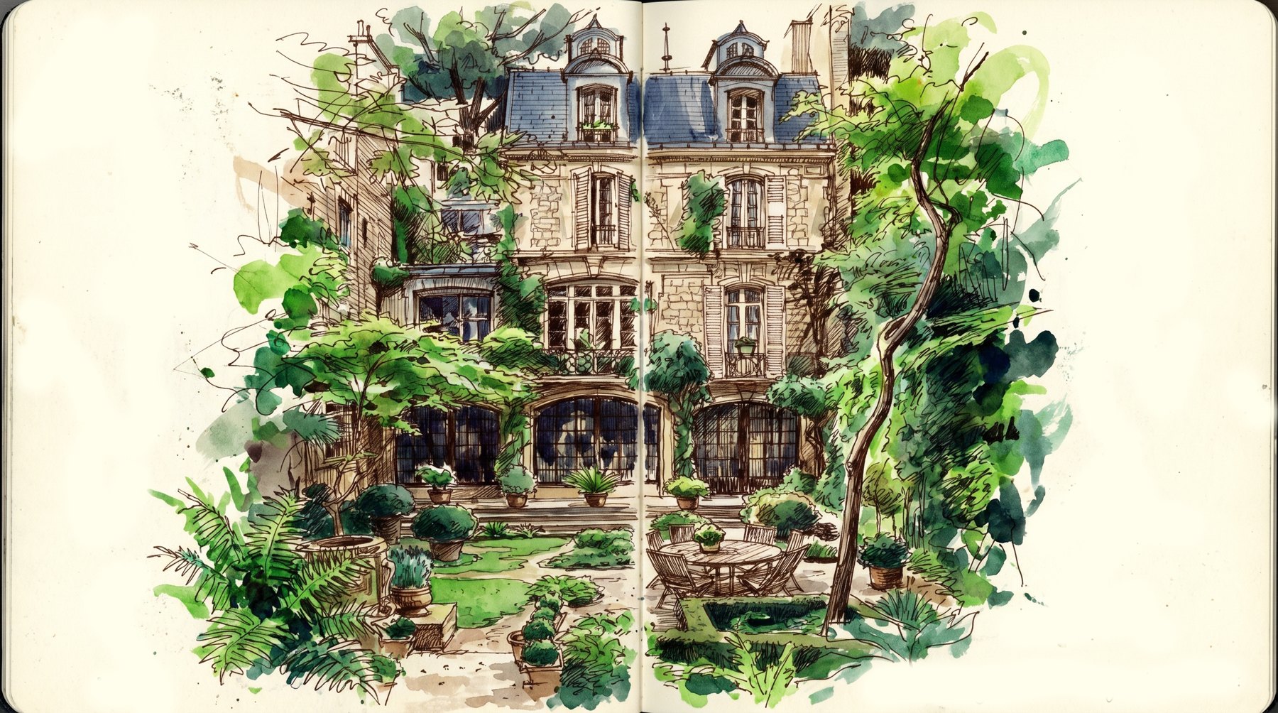 Un lieu dessiné à la main — OXXO Studio